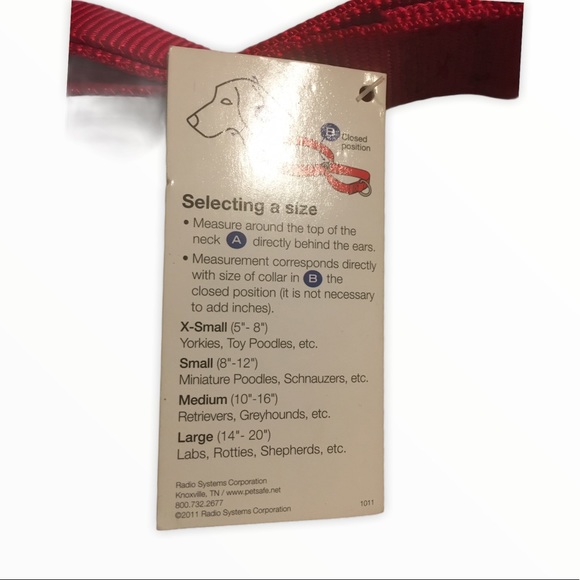 PetSafe Martingale Collar, 1" Red, Large - Picture 6 of 8